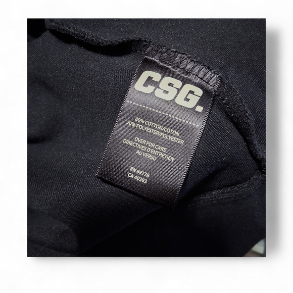 CSG Veracity Full Zip Hoodie in Black Mens Size Small - Picture 7 of 9